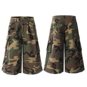 Camouflage Cargo Culottes